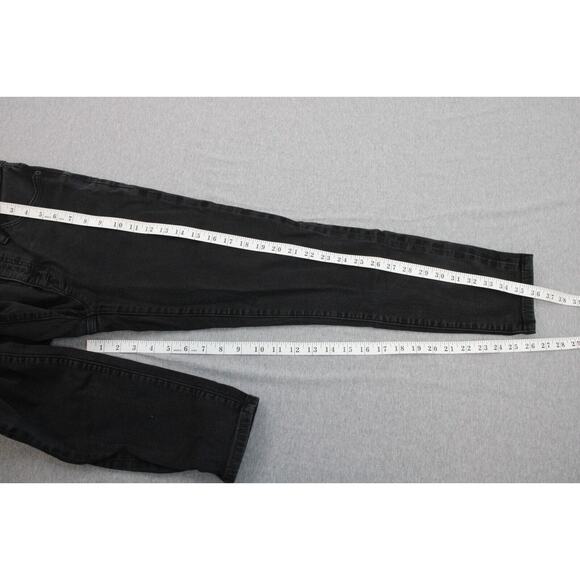 J Crew Jeans Womens Size 29 Black Denim 9" High-Rise Skinny Stretch - Picture 8 of 8